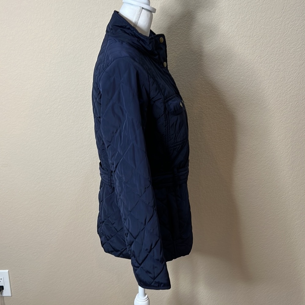 GAP Navy Quilted Coat - Picture 6 of 11